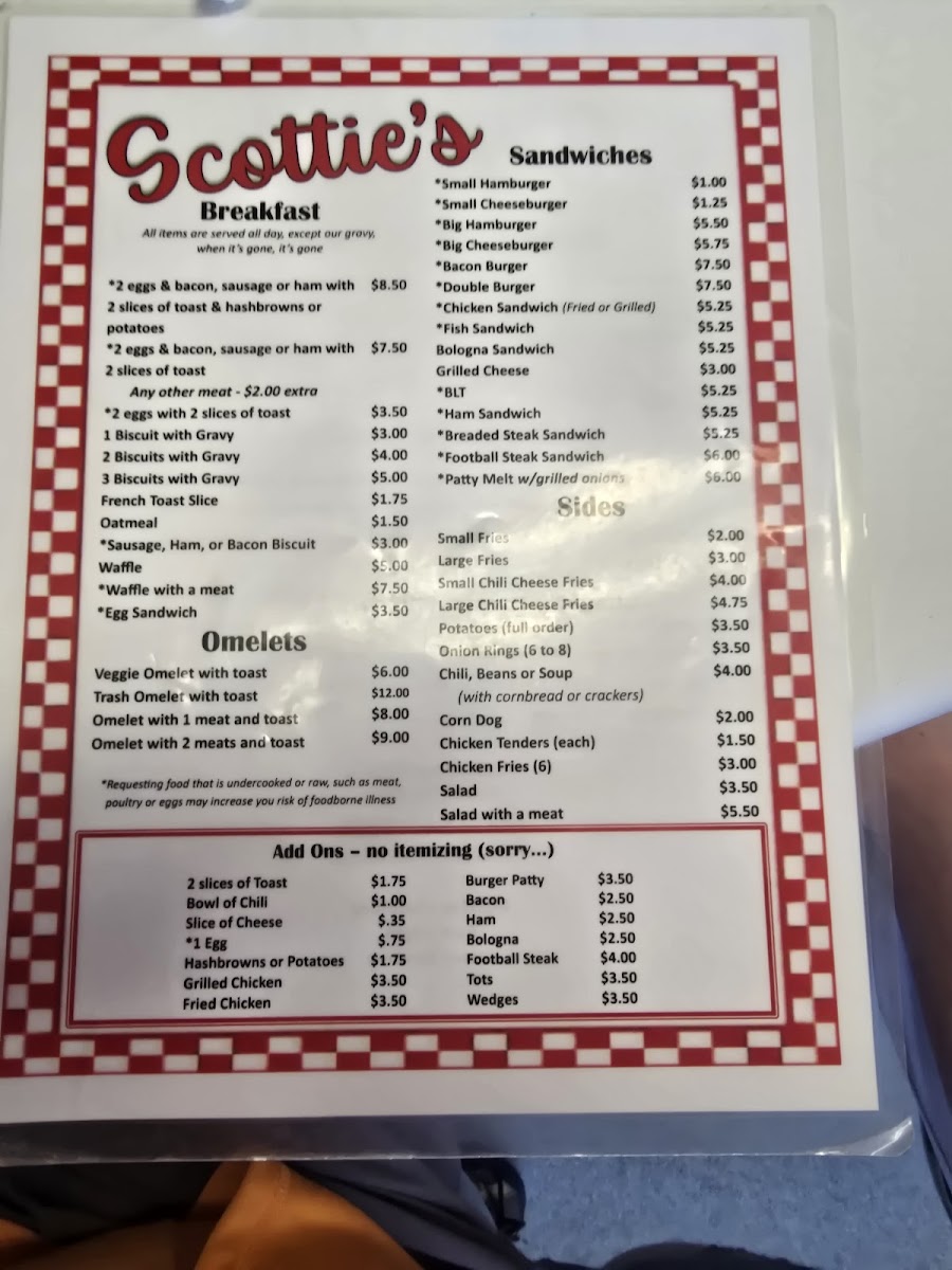 Scotties of Powell Menu - Image 4