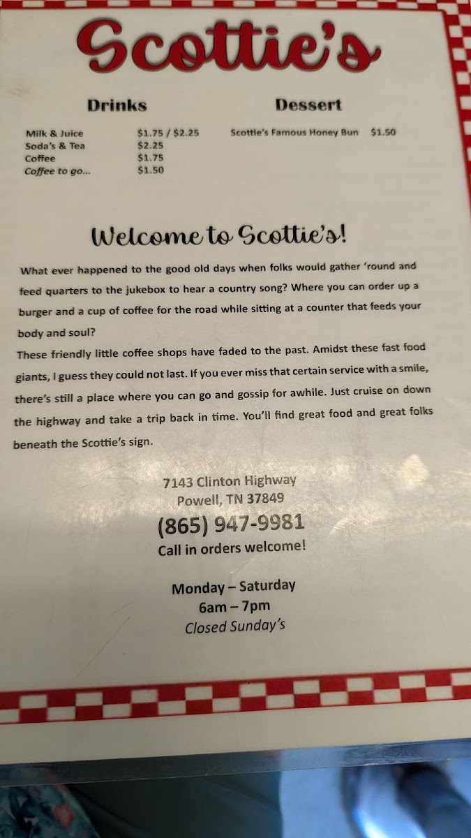 Scotties of Powell Menu - Image 6